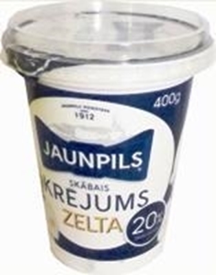 Picture of Sour Cream 20%, Jaunpils 400g QTY in box: 12