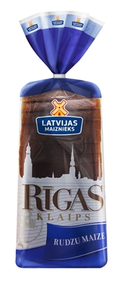 Picture of LATVIJAS MAIZNIEKS - Rigas form rye bread 600g (in box 12)