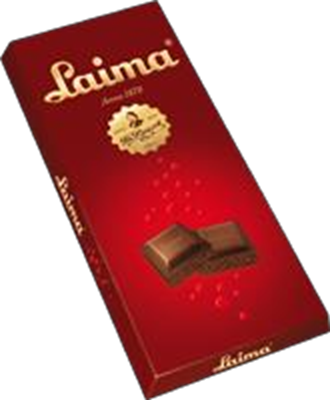 Picture of AERATED dark chocolate LAIMA 90g (in box 14)
