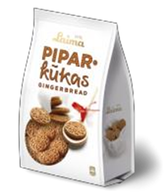 Picture of LAIMA - GINGERBREAD round biscuits 450g (in box 10)