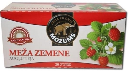 Tea Mozums wild strawberry 20*1,5g. Jolly Grocer