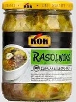 Picture of KOK - Rasolnik soup with beef 0,500g (box*6)