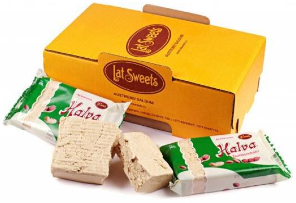 LATSWEETS Peanuts halva 300g. Jolly Grocer