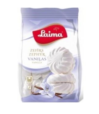 LAIMA - VANILLA zephyr/marshmallow 200 g (box*12). Jolly Grocer