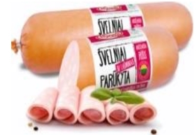 Picture of Boiled sausage "DAKTARIŠKA Lightly Smoked" with fat 500g