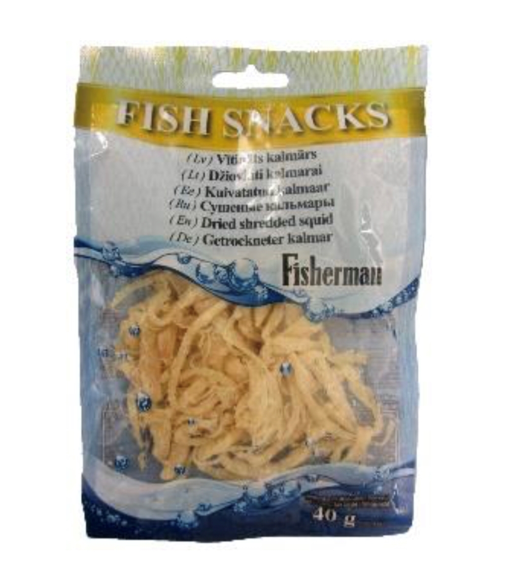 Fisherman Dried Shredded Squid, 40g. Jolly Grocer