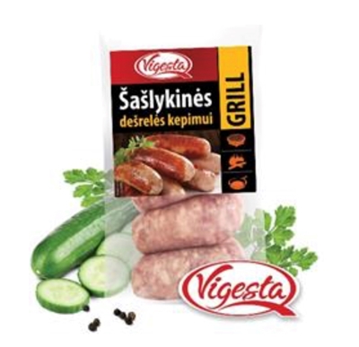 Picture of Vigesta - Fresh Sausages "Šašlykinės", 600g £/pcs