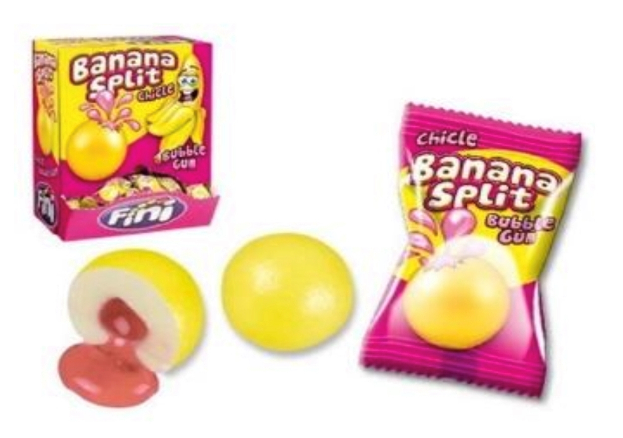 Сhewing gum "FINI Banana Split", 200 units. Jolly Grocer