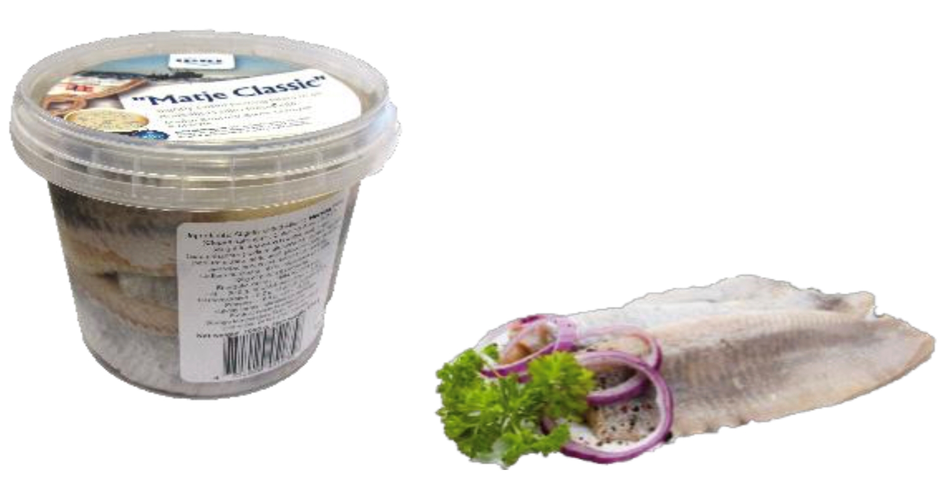 IRBE Slightly salted herring fillets "Matje Classic" in oil,480g (box