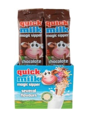 Picture of FUTURUS FOOD - Straws for milk with chocolate flavour 30g (5X6g) (box*20)