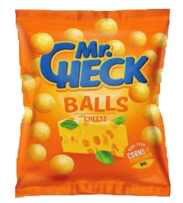 Picture of ZMFOOD - Corn snacks Mr.Check cheese Balls,  150g (box*15)