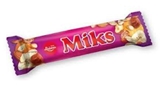 Picture of LAIMA - MIKS chocolate bar 40g (box*28)