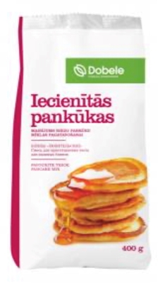 Picture of DOBELE - Favorite thick pankaces mix / Iecienitas pancakes, 400g (box*12)