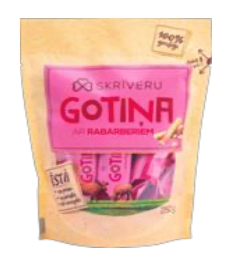 SKRIVERU SALDUMI - Milk candies "Skrīveru Gotiņa" with rhubarb 250g ...
