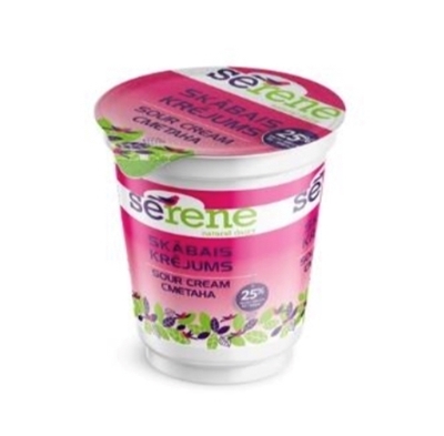 Picture of Serenes piens - Sour cream 25%, 350g (box*12)
