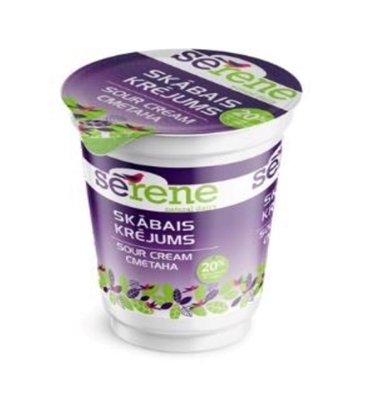 Picture of Serenes piens - Sour cream 20%, 400g (box*12)