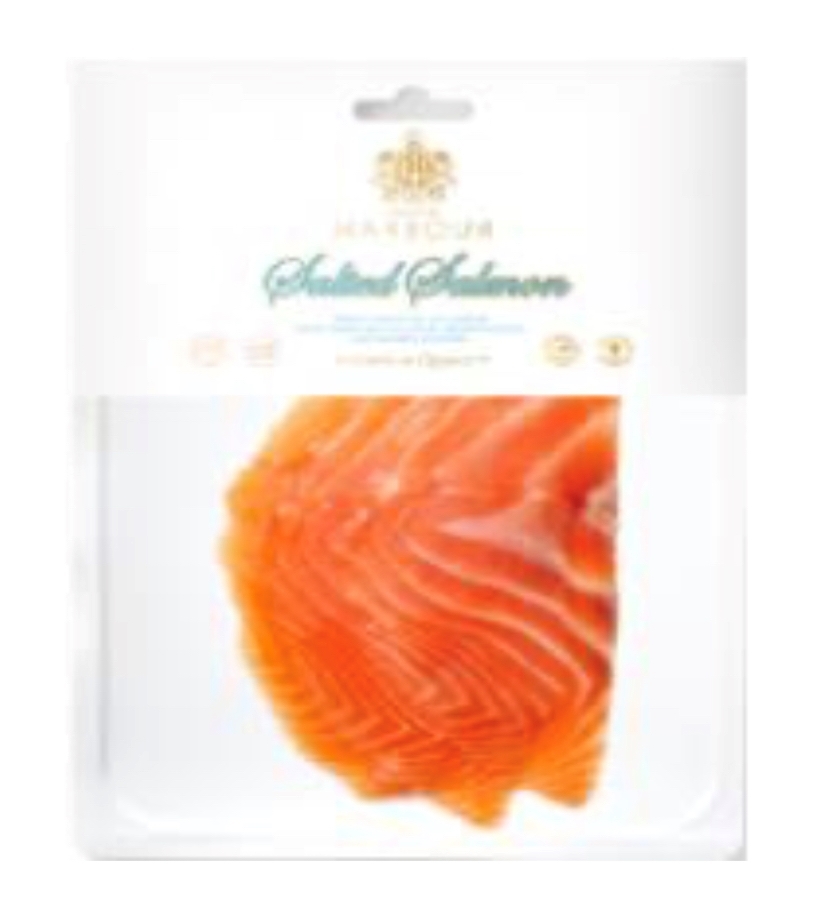 ROYAL NORDIC Salmon fillet slices, lightly salted without skin 100g