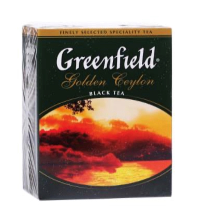 GREENFIELD - "Golden Ceylon" Black Tea 100g (box*14). Jolly Grocer