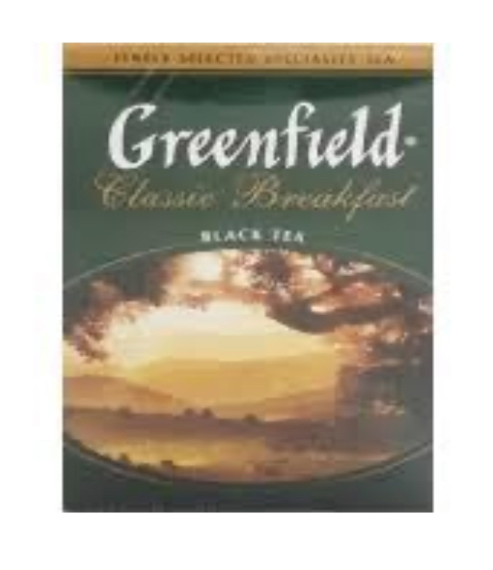 GREENFIELD - "Classic Breakfast" Black Tea 100g (box*14). Jolly Grocer