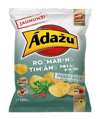 Picture of ADAZU - Chips Thyme Rosemary & pink pepper 150g (box*18)