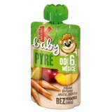 Picture of BABY NUTRITION CARROTS, APPLE, BANANA, PEACH CUBE BABY 100g FRUIT POCKET