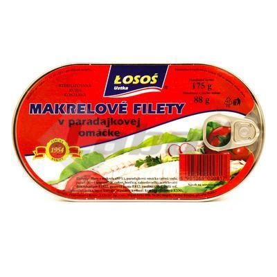 Picture of MACRELA FILLETS IN TOMATO SAUCE 175g / PP 88g SALMON