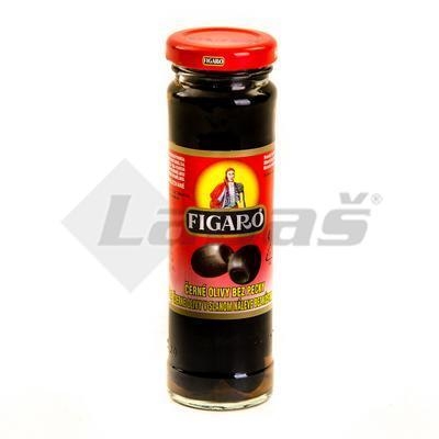 Picture of BLACK OLIVES WITHOUT DONE 142g / PP 70g FIGARO GLASS