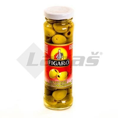 Picture of GREEN OLIVES WITHOUT DONE 142g / PP 70g FIGARO GLASS