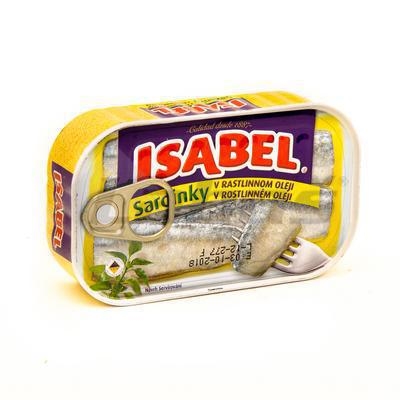 Picture of SARDINS IN OIL 125g / PP 90g ISABEL / LA PEARL
