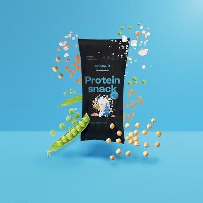 Picture of SNACK PROTEIN SHAKE-IT HIMALAYAN SALT 60g FRONIES VEGAN BEZLEP