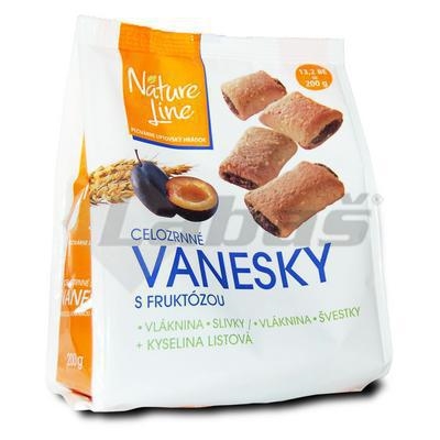 Picture of WHOLE-GRAIN VANESKA BISCUITS WITH PLUM AND FRUCTOSE 200g NATURE LINE