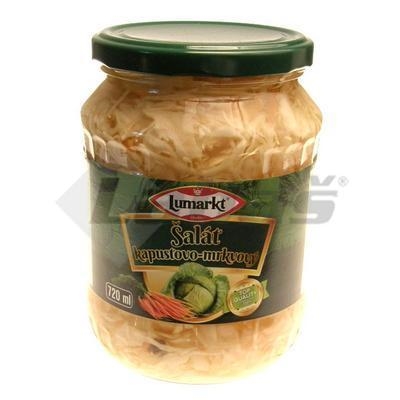 Picture of STERILIZED CABBAGE-CARROT SALAD 720ml / PP 380g LUMARKT