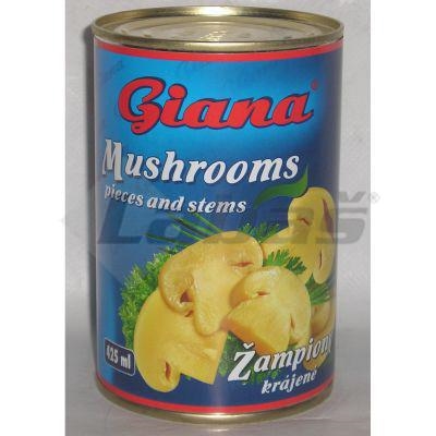 Picture of Sliced STERILIZED CHAMPIONS 400g / PP 200g GIANA