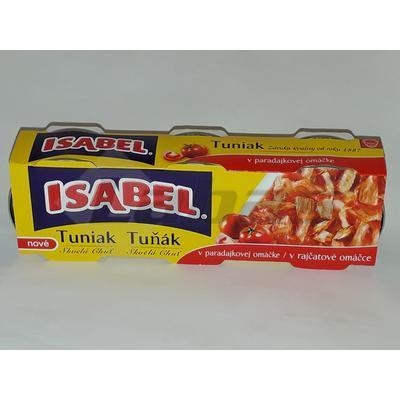 Picture of TUNA IN TOMATO SAUCE WHOLE 3x80g / PP 156g EO ISABEL