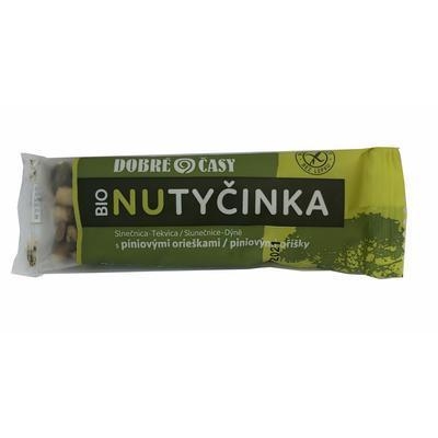 Picture of ORGANIC BAR WITH PINE NUTS GOOD TIMES 30g CREATEC GLUTEN