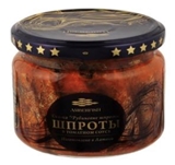Picture of AMBERFISH - Sprats in tomato sauce, 250g (box*24)
