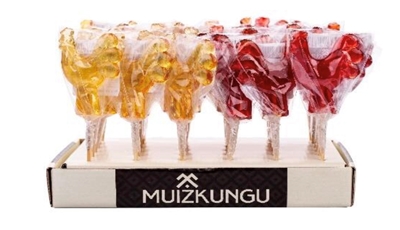 Picture of LEVERSA - Muizkungu Cockerel sugar candy caramel 18.5g (box*36)