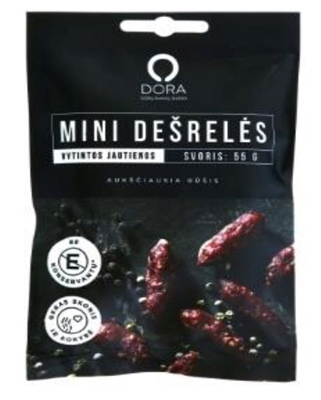 Picture of RUMEGOS - Cured beef mini sausages DORA, 55g £/pcs