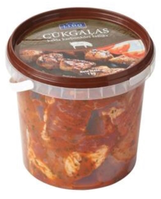 Picture of LIDO - Pork neck chop in herb pickle with tomatoes and seet pepper, 1kg (box*6)
