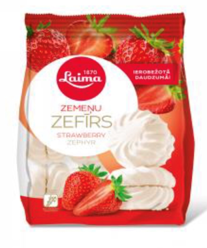 LAIMA - Strawberry Zephyr 200g (box*12). Jolly Grocer