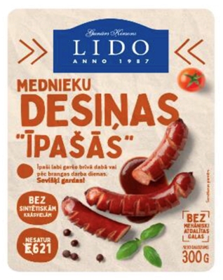 Picture of LIDO - Sausages hunter's " IPAŠAS" 300G £/pcs