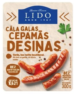 Picture of LIDO - Frying sausages from chicken meat 300G £/pcs