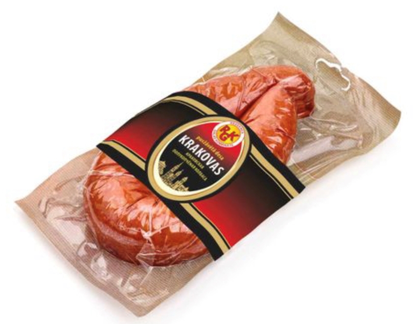 RGK Hot smoked sausage "Krakow" 400g £/pcs. Jolly Grocer