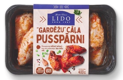 Picture of LIDO - Chicken half wings in marinade 400g £/pcs