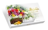 Picture of LAIMA - Assortment of chocolates Laima 190g/Flower basket (Box*14)