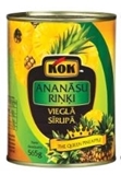 Picture of KOK - Queen pineaple slices in light syrup 565g (box*24)
